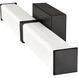 Tron LED 18 inch Matte Black Vanity Light Bar Wall Light